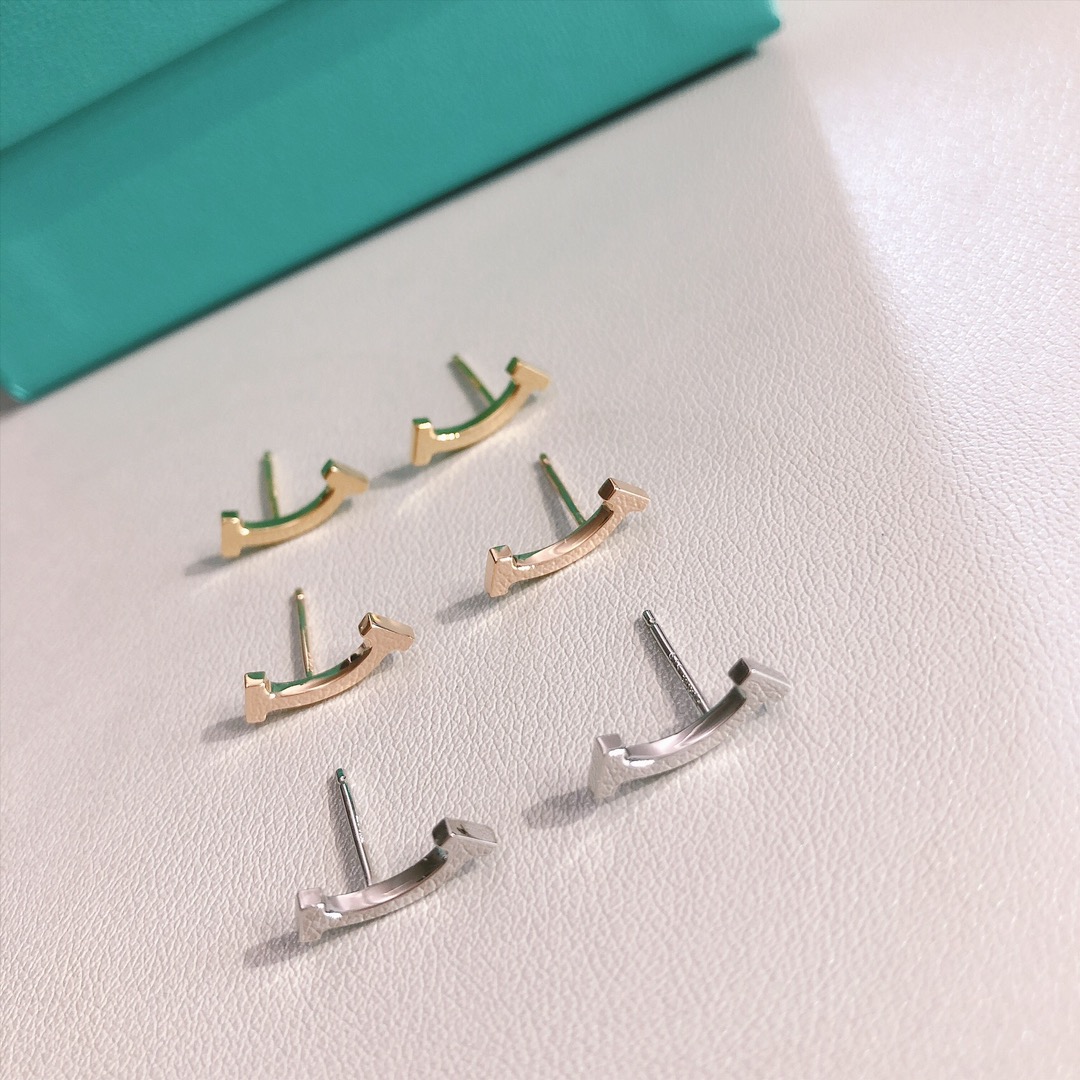 티파니 스마일 귀걸이,민짜