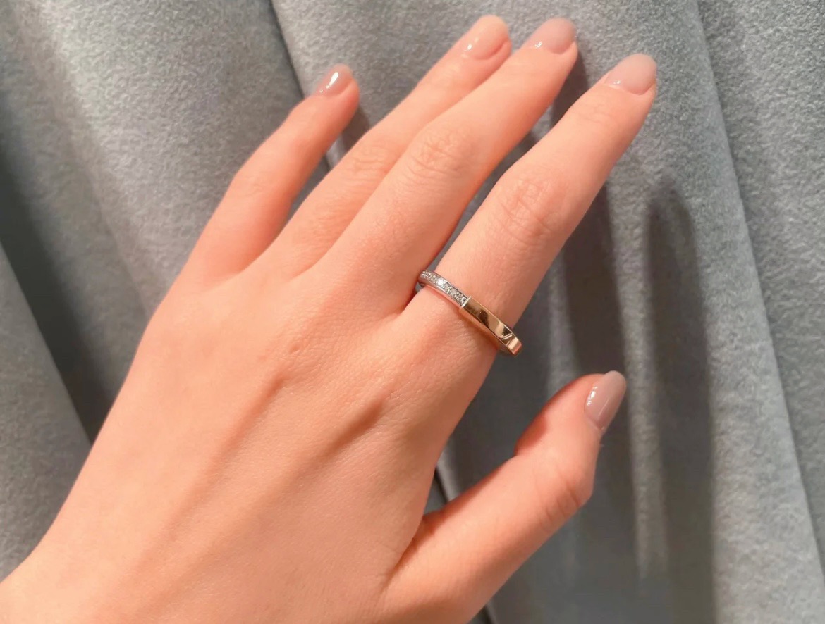 티파니 락 반지,파베 상세 이미지