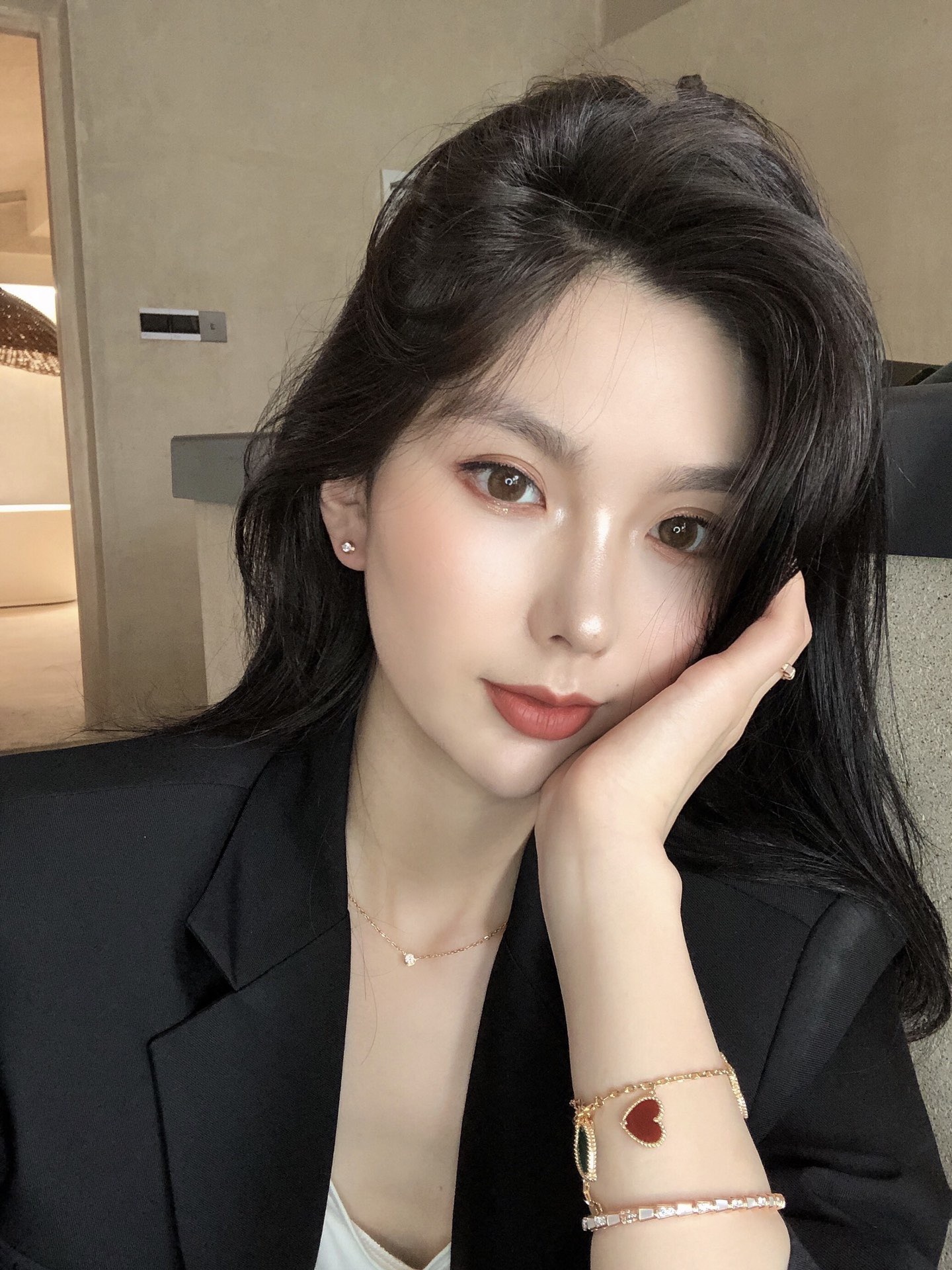 다무르 목걸이 9캐럿 상세 이미지